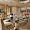 Motor Yacht Azzurra dining area
