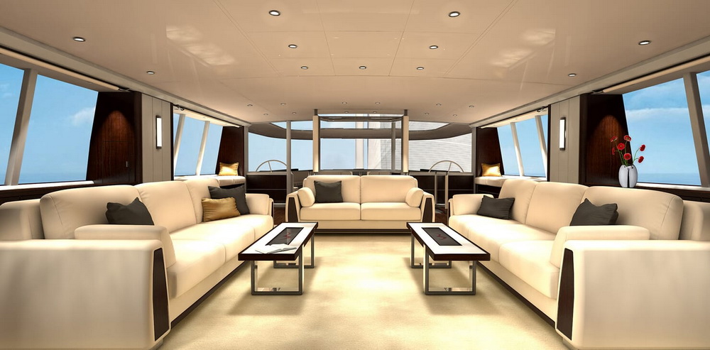 Sailing Yacht Beiderbeck saloon