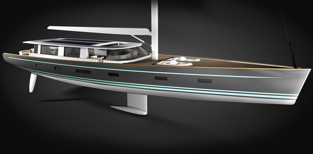 Sailing Yacht Beiderbeck model