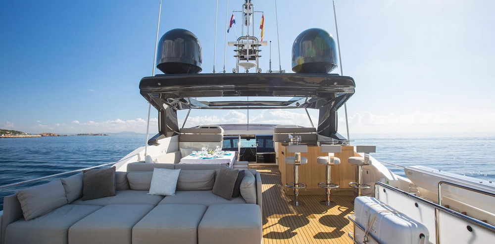 Motor Yacht CAMPO VERDE Sun Deck Sun Pad