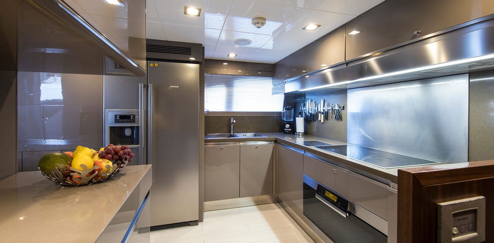 Motor Yacht CAMPO VERDE Galley