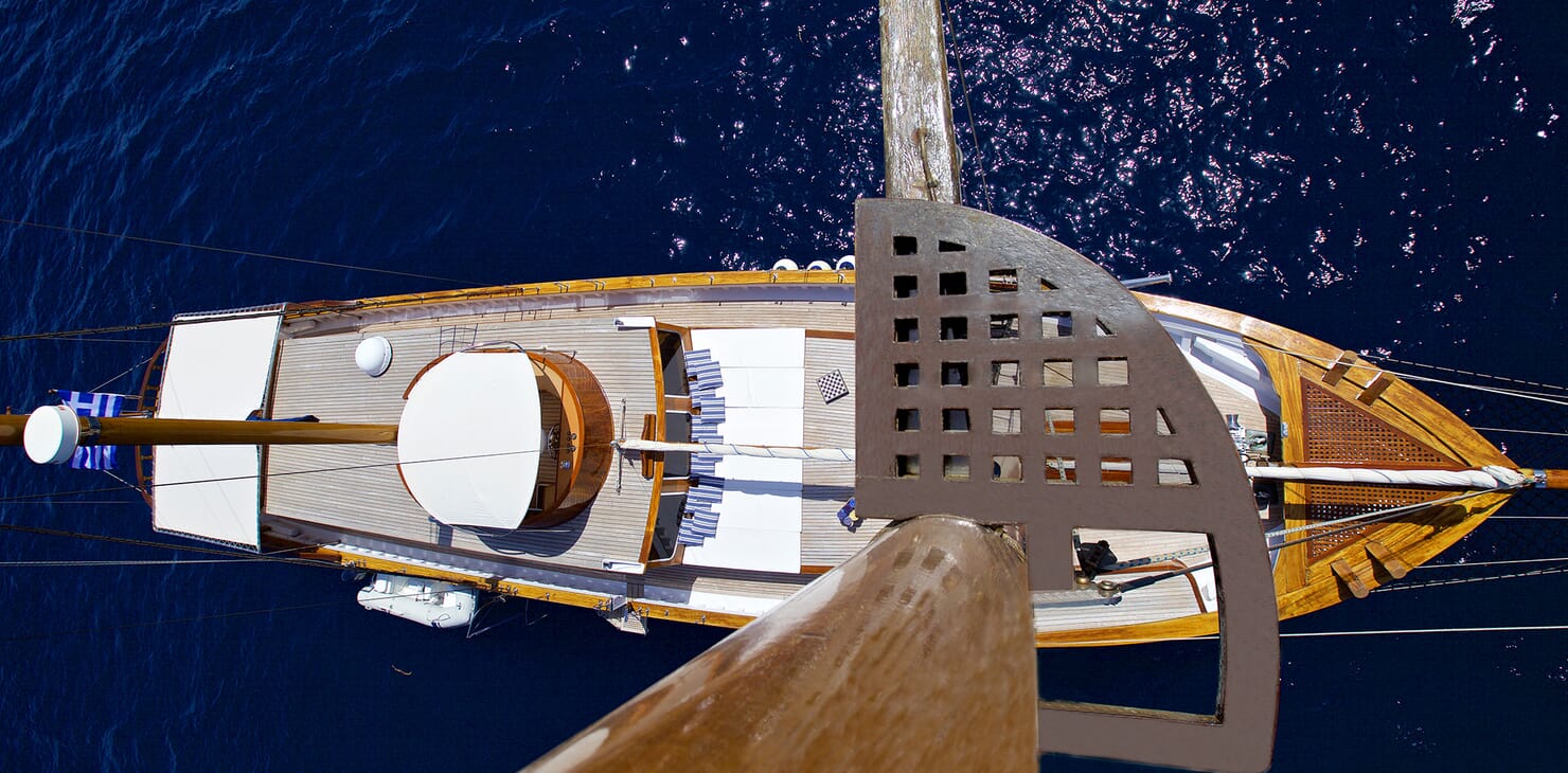 Sailing Yacht Hermina aerial