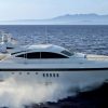 Motor yacht KAWAI hero shot on water