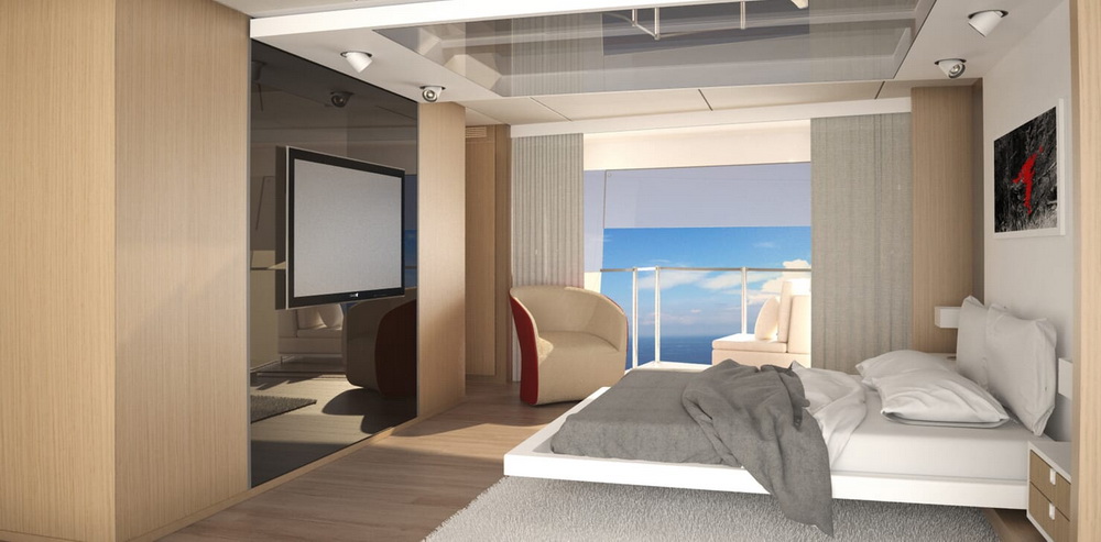 Motor Yacht LUXI95 VIP cabin