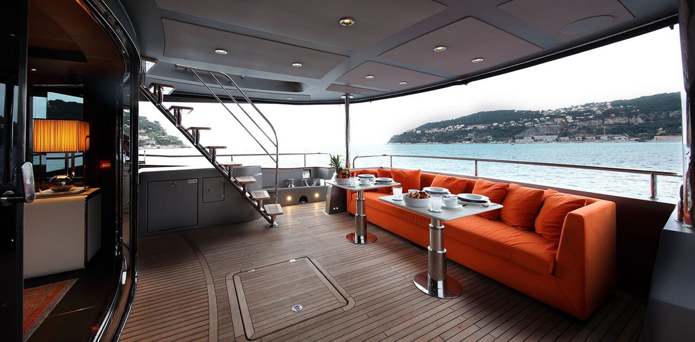 Motor Yacht MIRKA Main Deck Aft