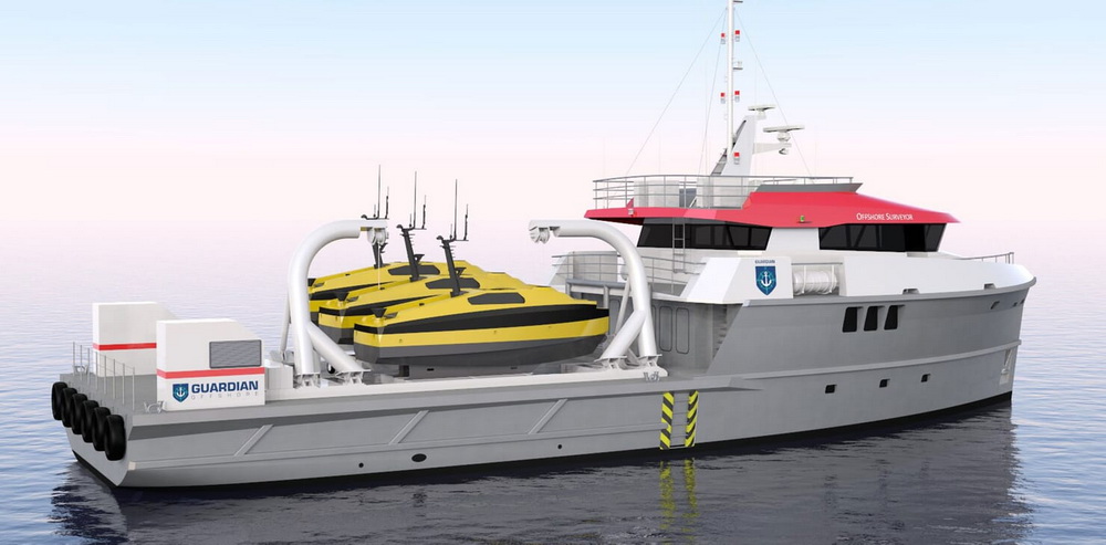 Motor Yacht PROFAB 34m MONO Side and Aft