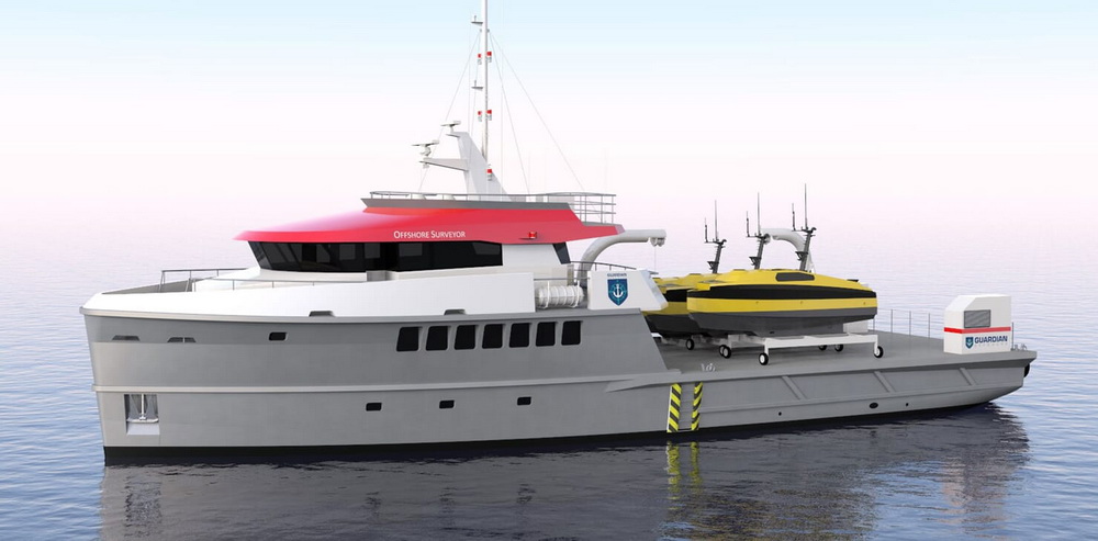 Motor Yacht PROFAB 34m MONO Side Profile