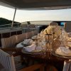 Motor Yacht Princess Lona Sun Deck Table