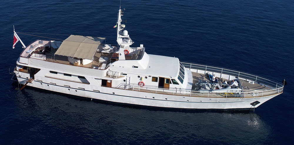 Motor Yacht SHAHA Side on profile