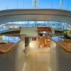 Sailing Yacht Sindonemo outdoor dining area
