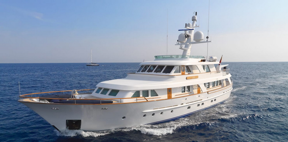Motor Yacht Spada running shot