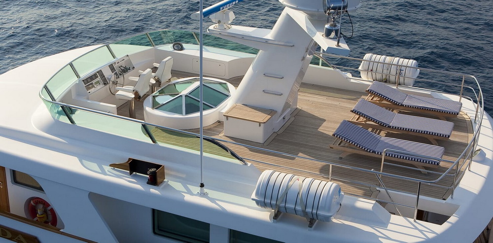 Motor Yacht Spada sundeck