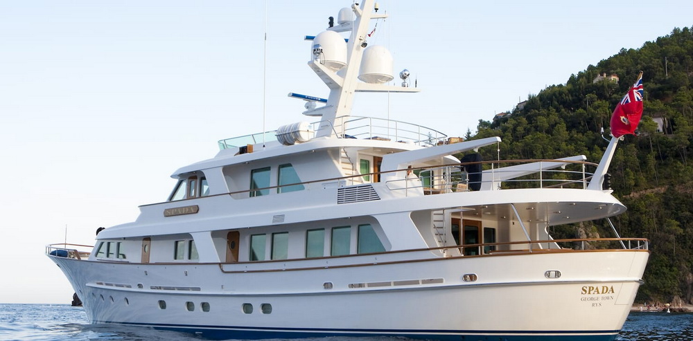 Motor Yacht Spada aft shot