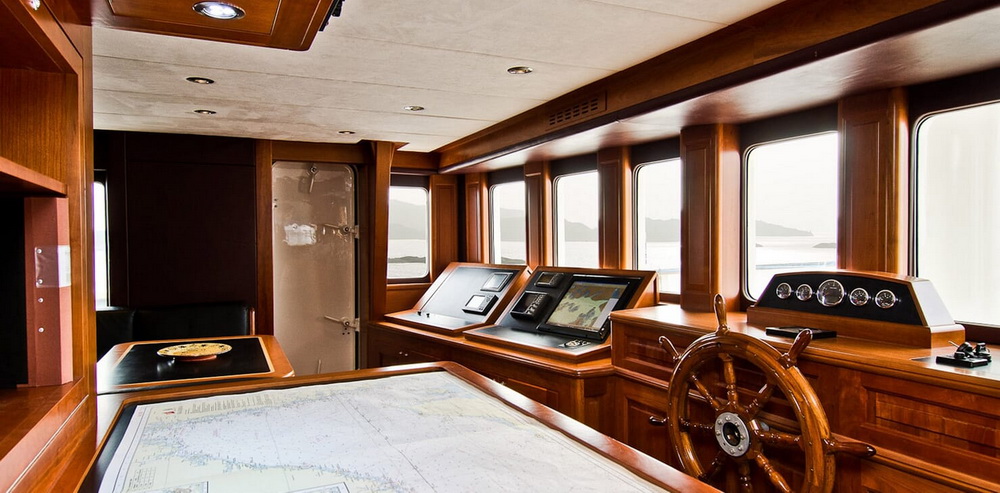 Sailing Yacht Sunny Hill bridge