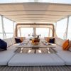 Sailing Yacht SWAN 80-102 SAPMA Deck Dining Table with Sunshade