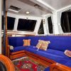 Sailing Yacht TIGERLILY OF CORNWALL Main Saloon Sofa