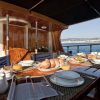 Sailing Yacht TIGERLILY OF CORNWALL Al Fresco Breakfast