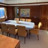 Motor Yacht TURK'S Main Deck Dining Table