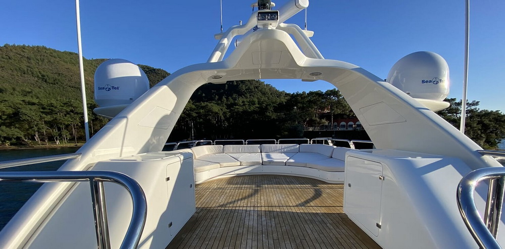 Motor Yacht TURK'S Sundeck Sun Pads